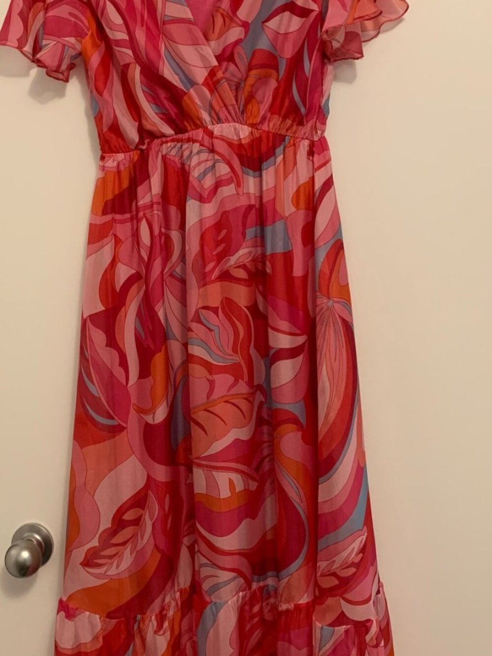 Le Ragazze Made in Italy Viscose/ Silk Dress - Size XL